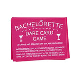 Bachelorette Dare Card Scratch Off Game, Girls Night Out, 20 Cards