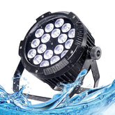 Outdoor Waterproof Par Lights, Ip65 Stage Light, Led Uplights With Dmx512 Sound Activated, Dj Lighting For Christmas Event Party Wedding Disco (1, 4 Colors Mixed)
