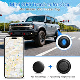 Mini Gps Tracker For Vehicles (Universally For Android & Ios), Hidden Car Location Tracker W/Magnetic Case, Item Finder For Google Find Hub & Ios Find My No Monthly Fees, Black