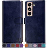 Samsung Galaxy S22 Plus with RFID Blocking Leather Wallet case Credit Card Holder