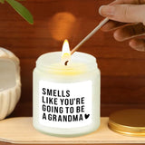 Pregnancy Announcement For Grandma - Baby Announcements Ideas - Grandma To Be Gifts - Grandma Pregnancy Announcement - Soy Candle Lavender 4Oz