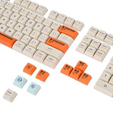 Xda Profile Keycaps Set 142-Key Retro Plastic Theme Keycaps For 60% 65% 100 Ch