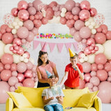 Dusty Pink Balloon Garland Kit - Boho Wedding & Party Decor