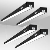 4 Pack 8FT LED Linear Shop Lights 100W 80W 60W CCT Selectable Commercial Bay Lighting Fixtures