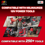 6.0Ah 18V Battery Replacement For Milwaukee M18 Battery 48-11-1850 48-11-1860, Compatible With Milwaukee M18 Cordless Power Tools 2 Pack