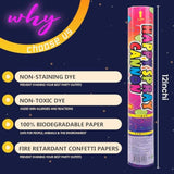 Confetti Cannon 12 Pack Confetti Poppers Biodegradable Multicolor 12 Inch Party Poppers For Celebration Biodegradable Confetti Shooter Cannon Bulk For Birthday Graduation Wedding Christmas Newyear