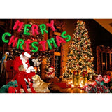 18 Inch Red And Green Merry Christmas Letter Balloons, 14 Pcs Merry Christmas Letter Foil Balloons Red And Green Letters Banner For Christmas Party Christmas Ceremonies Holiday Party Decorations