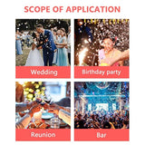 Inflatable Fireworks Gun 20Pcs Confetti Poppers Multicolor Novelty Party Toys