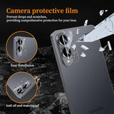 3+3 Pack Screen Protector for Galaxy S25 Edge?Screen Protector Tempered Glass 3 Pcs+ Camera Lens Protector 3 Pcs,HD Clear,Anti Scratch,