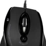 Adesso iMouse G2 - USB Ergonomic Optical Mouse Adjustable DPI Internet Navigational B, Black