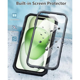 For Iphone 15 Phone Case: For Iphone 14 & 13 & 16E Case Military Shockproof Protective Rugged Cell Phone Cover With Kickstand & Belt-Clip Holster, Heavy Duty Hard Cases 5G - 6.1 Inch Black