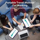 Portable Monitor Latest 15.6'' Fhd 1080P Usb-C Hdmi Laptop Monitor W/Smart Cover Bag & Dual Speakers, External Hdr Computer Screen, Travel Gaming Monitor For Pc Mac Phone Xbox Ps4/5 Switch