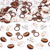 200 Pcs Coffee Confetti Love Is Brewing Bridal Shower Table Decorations