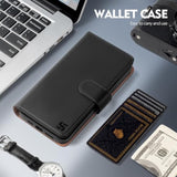 Compatible With Iphone 17 Pro Max Wallet Case With Card Holder,Women Men Rfid Blocking Pu Leather Folio Flip Tpu Protective Cover Credit Card Slots,Phone Case For Apple 17 Pro Max,Black