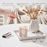 Christmas Holiday Candle - The Magic Of Christmas Scent, 7.4 Oz Soy Wax, Ideal Winter Home Decor Gift For Women And Girls