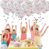 30Pcs Party Balloon Birthday Balloons Sprinkles Confetti Balloon Pack - Ice Cream Sprinkle Balloons With Bright Confetti Party Decoration, Wedding, Bridal, Proposal