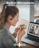 Open Ear Headphones,Bluetooth 5.3 Wireless Air Conduction Headphones Sport Earbuds,Powerful Sound, Ipx5 Waterproof,10H Playtime,Clear Calls,18G Lightweight Earphones For Running & Cycling
