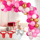 129 Pieces Valentine'S Day Balloon Arch Kit Include Latex Balloons Con