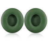 Solo 2/3 Wireless Earpads - Replacement Ear Cushion Pads With Protein Leather And Memory Foam For Beats Solo 2.0/3.0 Wireless On Ear Headphones Only (Turf Green)