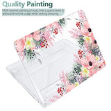 Laptop Case For Macbook Air 13 2020 2019 2018 With Touch Id & Retina Display Floral Series Hard Shell With Keyboard Cover Screen Protector For New Mac Air 13.3 Inch A2337 A2179 A1932, Beautiful Floral