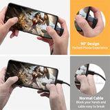 Right Angle Usb C Extension Cable 6Ft, 90 Degree Usb-C 3.1 Gen 2 10Gbps Male T