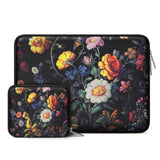 MOSISO Laptop Case 13.3 inch, 13-14 inch Laptop Sleeve Bag Compatible with MacBook Air/Pro 13 / Pro 14, HP Dell Acer ASUS Lenovo Notebook, Neoprene Computer Sleeve Bag with Small Case,Classical Garden