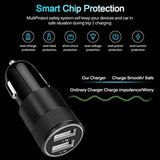 Fast Car Charger, 2Pack 3.4A Fast Charging Car Adapter Dual Port Cigarette Lighter Usb Charger For Iphone 16E 16 15 14 13 12 11 Pro Max Se Xr Xs X 8 7 Plus,Samsung Galaxy S25 S24 S23 S22 S21 S20 A56