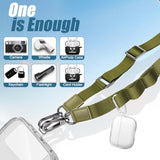 Phone Lanyard Crossbody Phone Strap - Universal Adjustable Cell Phone Lanyard Neck Strap (Army Green)