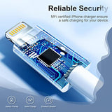 3-Pack 6Ft MFi Lightning Cable Fast Charger for iPhone & iPad