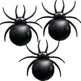 3-Piece 32.5-Inch Halloween Spider Foil Balloons for Party Decorations