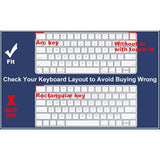 Apple Magic Keyboard with or Without Touch IDA2449 A2450 Plastic Keyboard Cover