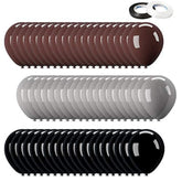 60Pcs The Office Balloons Brown, Black & Silver for Office Theme Birthday Decor