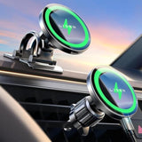15W MagSafe Car Mount Charger, Fast Wireless Charging for iPhone 15/14/13/12