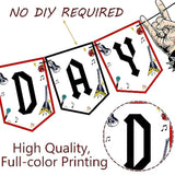 Rock And Roll Birthday Banner 3Pcs One Rocks Party Banners Rock Music Birthday Party Decoration Rock Party Hanging Cutout Banners For Rock And Roll Baby Shower Supplies