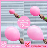 Pink Balloon Arch Kit (100 Pcs): Matte Latex Balloons for Party Decor