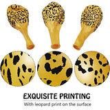 60-Pc Leopard & Cheetah Print Balloons Safari Jungle Party Decor