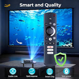 Projector Replacement Remote Control Compatible with ONOAYO ONO3 Pro, Lisowod L61Pro, HAPPRUN H11, Jimveo E88, Vegoos yg381, WALNUTT YG531 Smart
