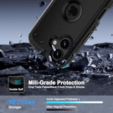 Heavy Duty Shockproof Screenless Case for iPhone 16 6.1 inches 2024