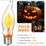 2 Pcs Halloween Accessory Cord With 1 Led Light Bulb 6Ft Cord With On/Off Switch Blow Mold Light For Christmas Village H