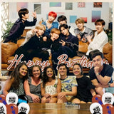 Stray Kids Birthday Decor 5x3 Ft Photo Backdrop & 18 Pcs Balloons