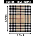 Mouse Pad, Non-Slip Rubber Base, Durable Desk Accessory For Office, Laptop, Gaming, And Home Decor, Cute Mouse Pad For Women, Teens(Beige Scottish Tartan)