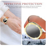Bling Case Compatible with Galaxy Watch 8 40mm Case for Galaxy s8, Big Shiny Diamonds Bumper Protector, Stylish Bumper Shell for