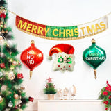 Merry Christmas Banner | Christmas Banner With Foil Fringe Tinsel Curtains 6 Feet | Christmas Party Banner For Xmas Party Supplier | Xmas Indoor Hanging For Party Decorations