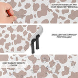 Laptop Sleeve Bag 15.6-16 Inch,Compatible With Macbook Air 15 Inch M2 2023 A2941/16 Pro M2 A2780 M1 A2485 /Pro Retina 15 A1990,Chromebook,Hp,15.3-16 Inch Notebook (Brown Cow)