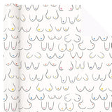 Adult Wrapping Paper Roll - Mini Roll - 17 Inch X 16.5 Feet - Woman Breasts Rude Birthday Gift Wrap Funny Wrapping Paper Perfect For Best Friend Birthday, Men & Bachelor Party