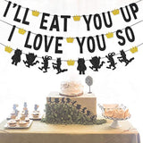 Wild One Birthday Banner: Glitter