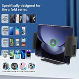 15W Wireless Car Charger Mount For Galaxy Z Fold 5/4/3 Car Mount/Accessories,Fast Charging Phone Holder For Galaxy Z Fold 5/4/3/2/S22 Ultra, Iphone 15/14/13 Pro Max,Google Pixel 6 Pro