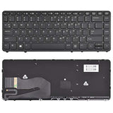 Laptop Keyboard Replacement Compatible With Hp Elitebook 840 G1 G2 / 850 G1 G2 / 745 G1 G2/Hp Zbook 14 Series Laptop Us Layout (Without Pointer,With Backlight)