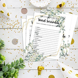 Housewarming Party Word Scramble Games 30 Sheets New Homeowner Decor
