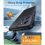 For Motorola Moto G-Power-5G-2025 Case: Dual Layer Protective Heavy Duty Cell Phone Cover Shockproof Rugged With Non Slip Textured Back - Protection Bumper Tough 6.8 Inch (Black)
